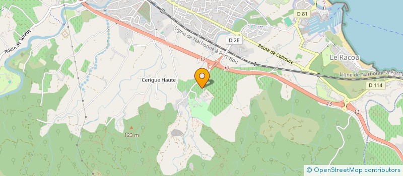 localisation de l'entreprise MADAME EMELINE CABANAT  ARGELES SUR MER