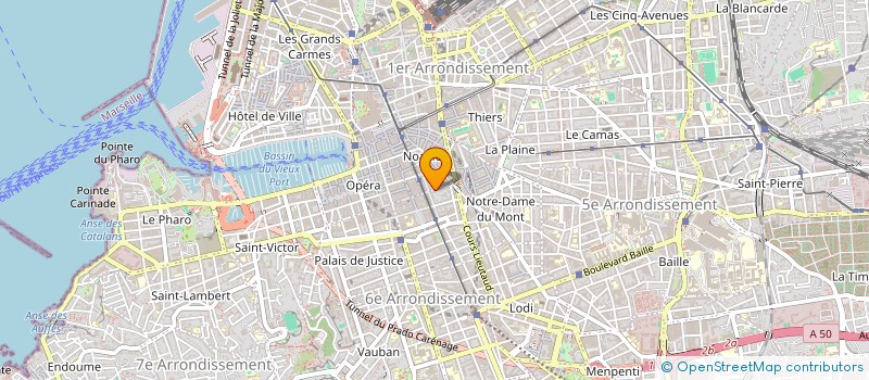localisation de l'entreprise MADAME EMELINE CACHEIN à MARSEILLE 6