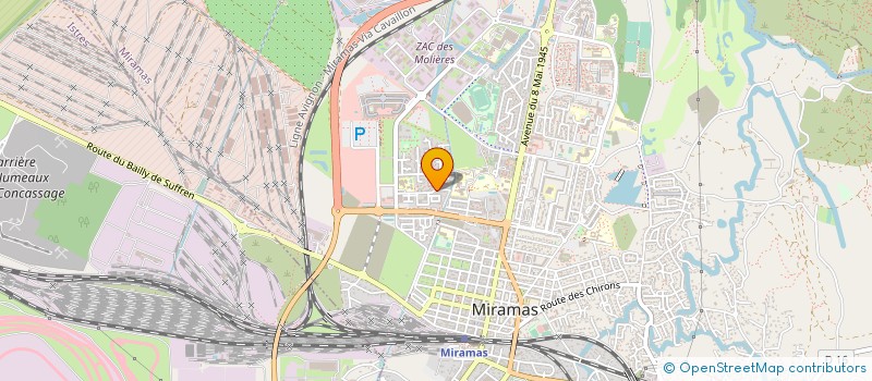 localisation de l'entreprise MADAME EMELINE CAILLET  SAINT-CHAMAS