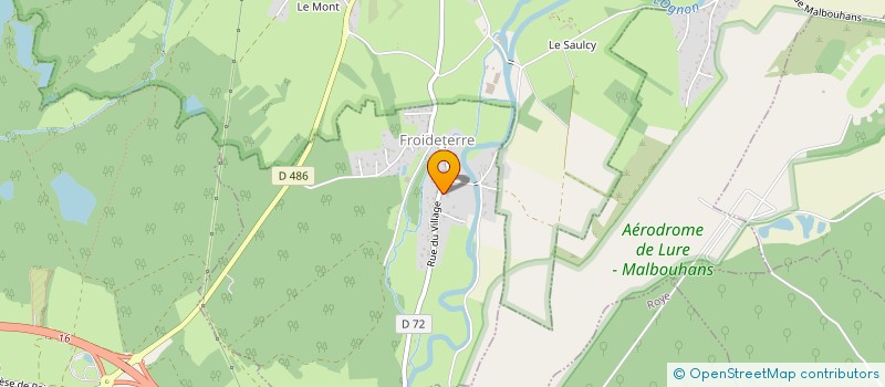 localisation de l'entreprise MADAME EMELINE CANOVAS  FROIDETERRE