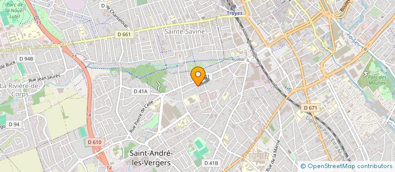 localisation de l'entreprise MADAME EMELINE CARRION  SAINT-ANDRE-LES-VERGERS