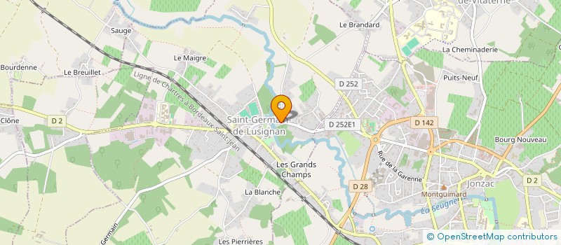 localisation de l'entreprise MADAME EMELINE CATHELINAUD à SAINT-GERMAIN-DE-LUSIGNAN