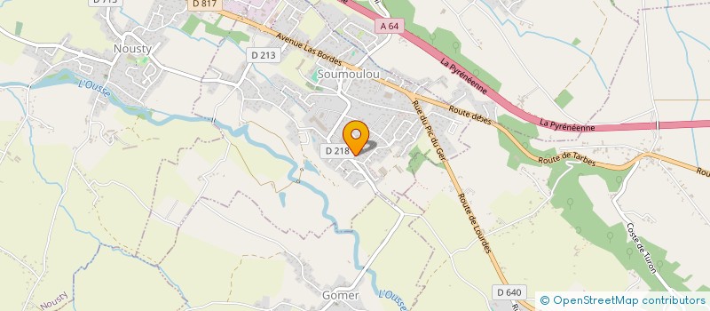 localisation de l'entreprise MADAME EMELINE CAZALIS  SOUMOULOU