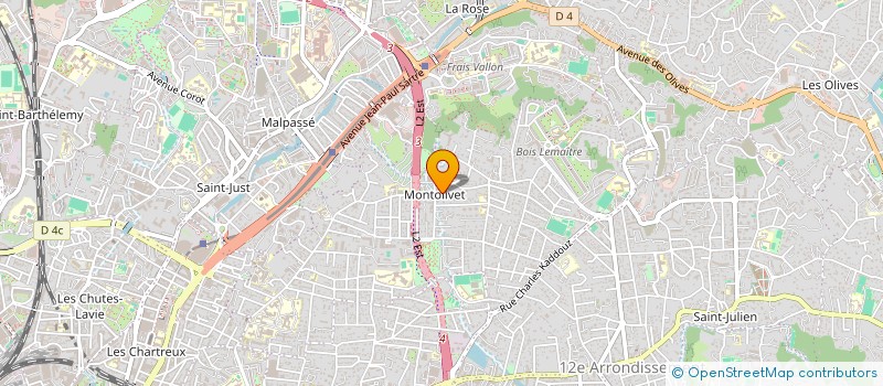 localisation de l'entreprise MADAME EMELINE CHABAUD  MARSEILLE