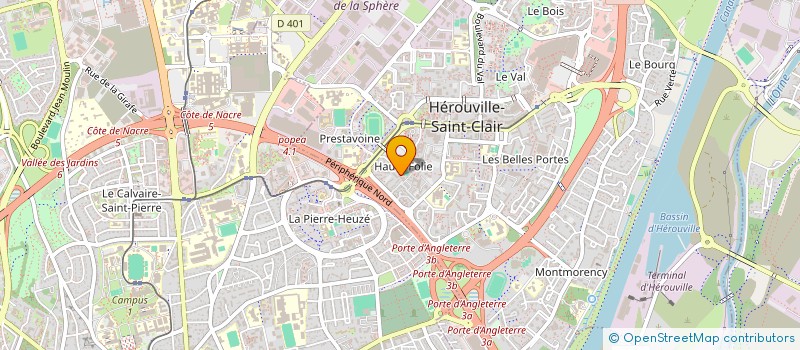 localisation de l'entreprise MADAME EMELINE CHACON à HEROUVILLE-SAINT-CLAIR