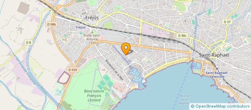localisation de l'entreprise MADAME EMELINE CHAMBON à FREJUS