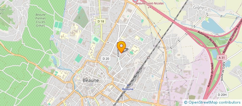 localisation de l'entreprise MADAME EMELINE CHAPEAU à BEAUNE