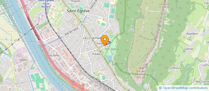 localisation de l'entreprise MADAME EMELINE CHAPPAZ  SAINT-EGREVE