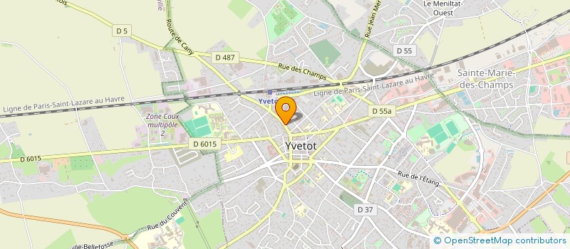 localisation de l'entreprise MADAME EMELINE-CHARLOTTE BROCHET  YVETOT