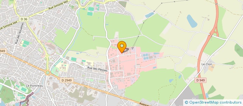 localisation de l'entreprise MADAME EMELINE CHAUDERLOT à LES SABLES D'OLONNE