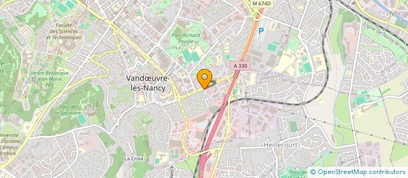 localisation de l'entreprise MADAME EMELINE CHRISMANN  VANDUVRE-LES-NANCY