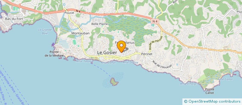 localisation de l'entreprise MADAME EMELINE CHRISTON à LE GOSIER