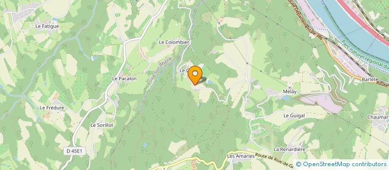 localisation de l'entreprise MADAME EMELINE COIFFARD  SAINT-ROMAIN-EN-GAL