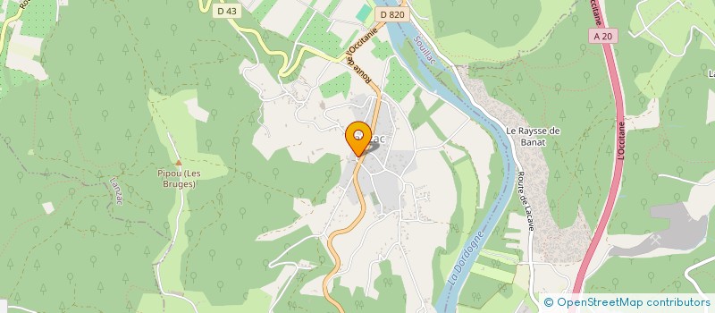 localisation de l'entreprise MADAME EMELINE COLBALCHINI  LACHAPELLE-AUZAC