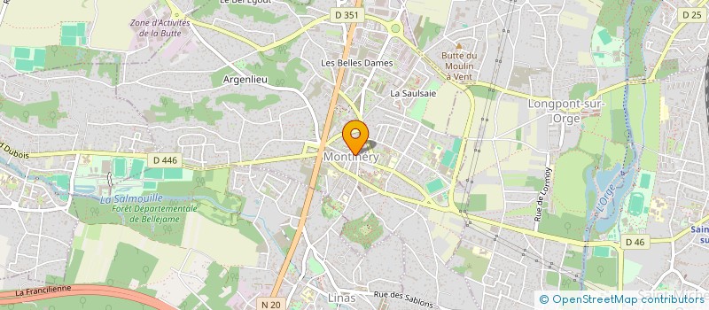 localisation de l'entreprise MADAME EMELINE COLIN  MONTLHERY