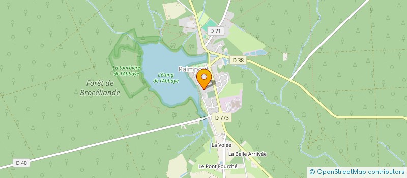 localisation de l'entreprise MADAME EMELINE CONFUCIUS  PAIMPONT