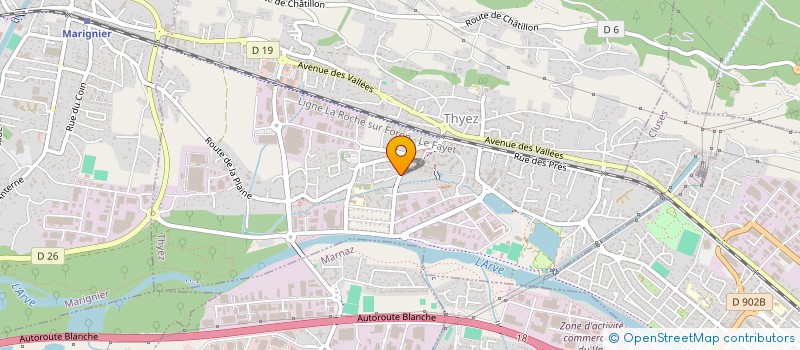 localisation de l'entreprise MADAME EMELINE COPPEL  THYEZ