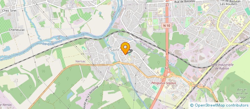 localisation de l'entreprise MADAME EMELINE CROUZEAUD-CHABRELY  SAINT-MICHEL