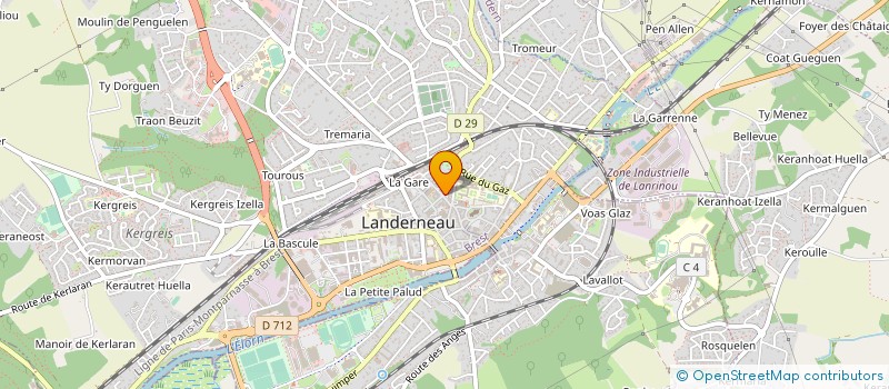 localisation de l'entreprise MADAME EMELINE CROY  LANDERNEAU