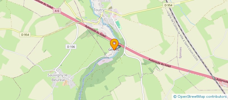 localisation de l'entreprise MADAME EMELINE DA COSTA  TOUTRY