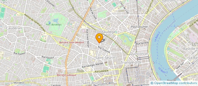 localisation de l'entreprise MADAME EMELINE DA CUNHA PEREIRA  BORDEAUX