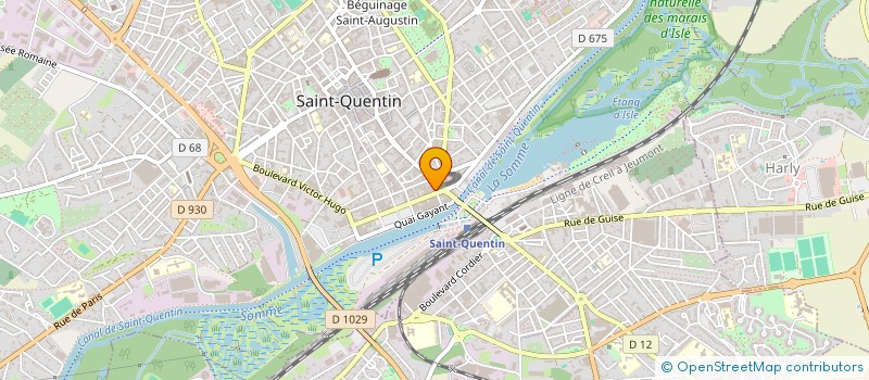 localisation de l'entreprise MADAME EMELINE DAMAY à SAINT-QUENTIN