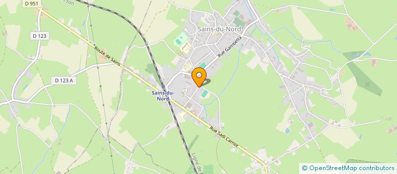 localisation de l'entreprise MADAME EMELINE DAPSENCE  SAINS-DU-NORD