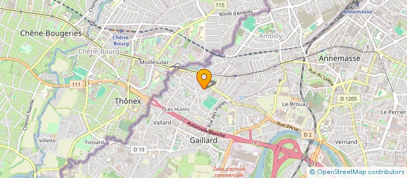 localisation de l'entreprise MADAME EMELINE DARMEZIN  GAILLARD