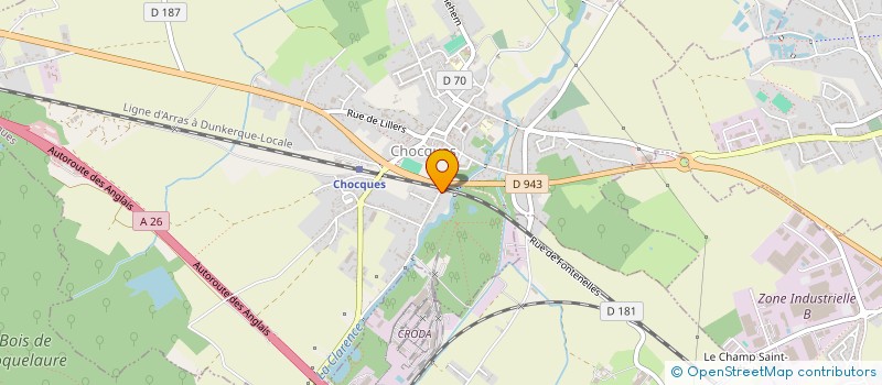 localisation de l'entreprise MADAME EMELINE DE BLOCK  CHOCQUES