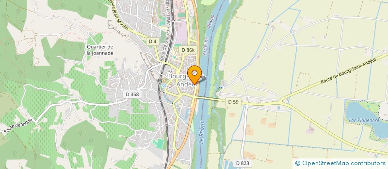 localisation de l'entreprise MADAME EMELINE DE JAEGHERE  BOURG-SAINT-ANDEOL