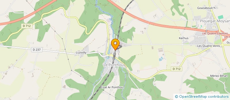 localisation de l'entreprise MADAME EMELINE DECLERCK à PLOUIGNEAU