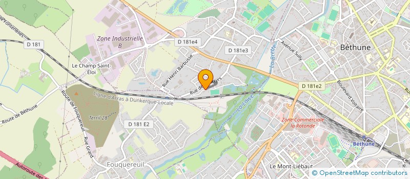 localisation de l'entreprise MADAME EMELINE DEGORGUE  ANNEZIN