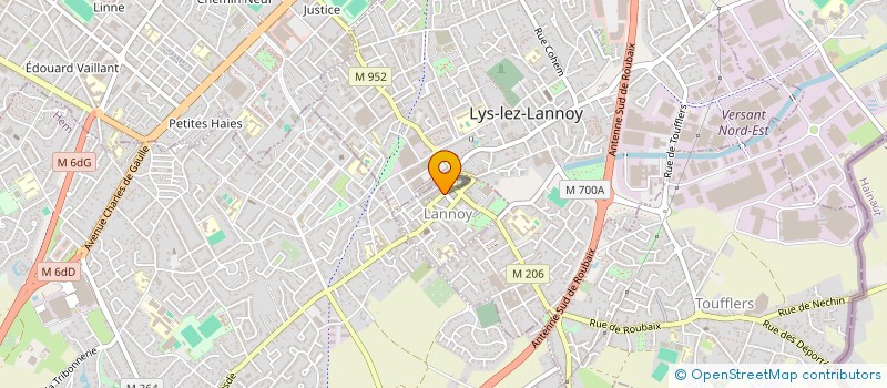 localisation de l'entreprise MADAME EMELINE DELANNOYE  LANNOY