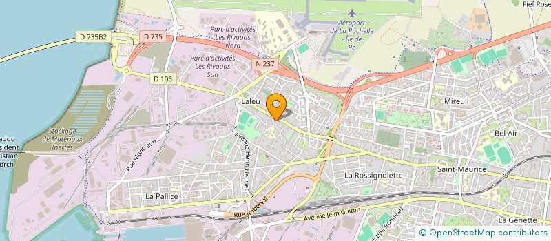 localisation de l'entreprise MADAME EMELINE DELAUNAY  LA ROCHELLE