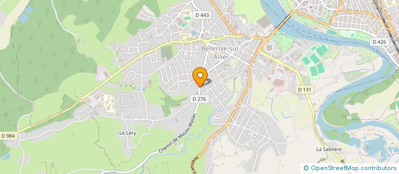 localisation de l'entreprise MADAME EMELINE DELECROIX  BELLERIVE-SUR-ALLIER