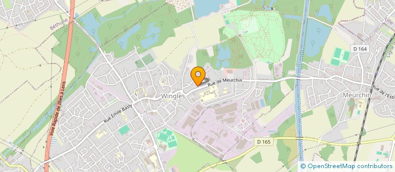 localisation de l'entreprise MADAME EMELINE DEPRET  WINGLES