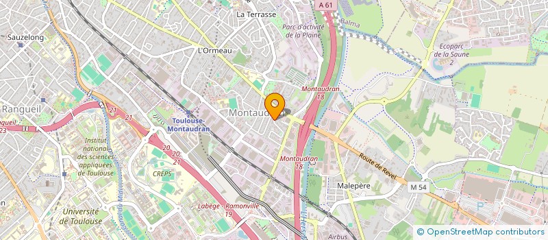 localisation de l'entreprise MADAME EMELINE DESIEUX à TOULOUSE