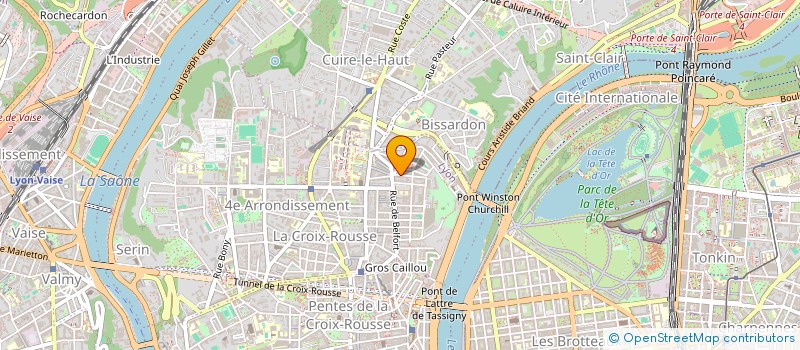 localisation de l'entreprise MADAME EMELINE DEVARIEUX  LYON