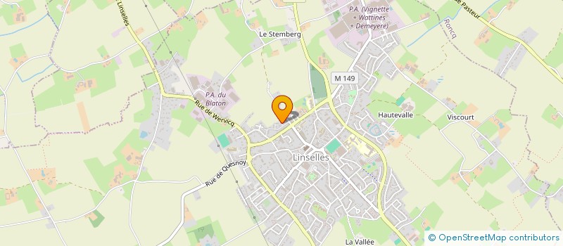 localisation de l'entreprise MADAME EMELINE DEVYNCK  LINSELLES