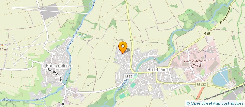 localisation de l'entreprise MADAME EMELINE DI DOMENICO  HOLTZHEIM