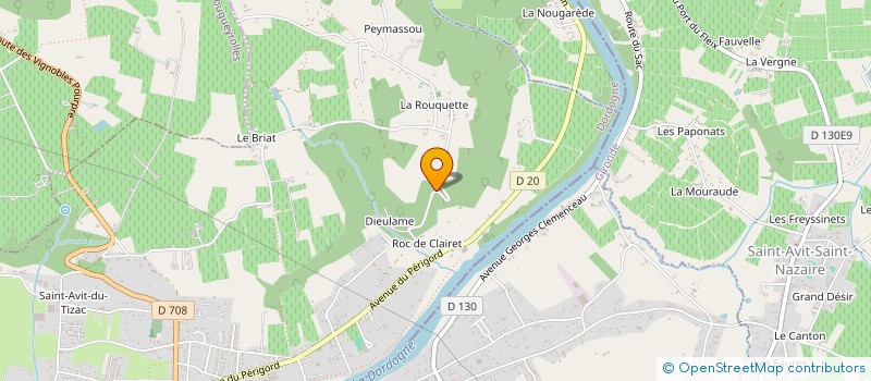 localisation de l'entreprise MADAME EMELINE DREZEN  PORT-SAINTE-FOY-ET-PONCHAPT