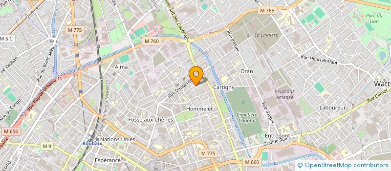 localisation de l'entreprise MADAME EMELINE DUCHENNE à ROUBAIX