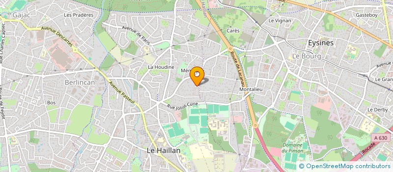 localisation de l'entreprise MADAME EMELINE DUFOUR-VITY  LE HAILLAN