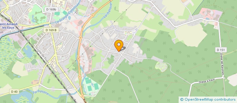 localisation de l'entreprise MADAME EMELINE DUHAMEL  SAINT-AMAND-LES-EAUX