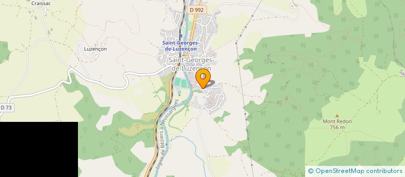 localisation de l'entreprise MADAME EMELINE DUPANLOUP  SAINT-GEORGES-DE-LUZENCON