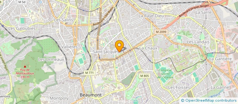 localisation de l'entreprise MADAME EMELINE DUVAL à AURILLAC