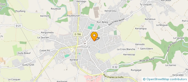 localisation de l'entreprise MADAME EMELINE EVEN à PLOUHA