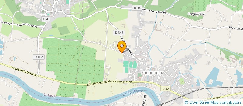 localisation de l'entreprise MADAME EMELINE FAGETTE  PRIGONRIEUX