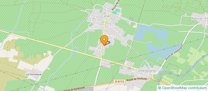 localisation de l'entreprise MADAME EMELINE FALBIERSKI  CANET