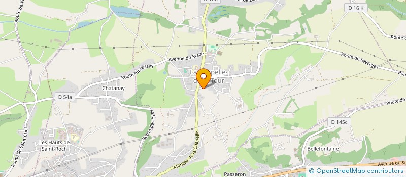 localisation de l'entreprise MADAME EMELINE FALCON  LA CHAPELLE-DE-LA-TOUR